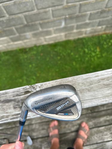 Used Men's TaylorMade Left Hand Regular Flex Steel Shaft SIM 2 Max Wedge