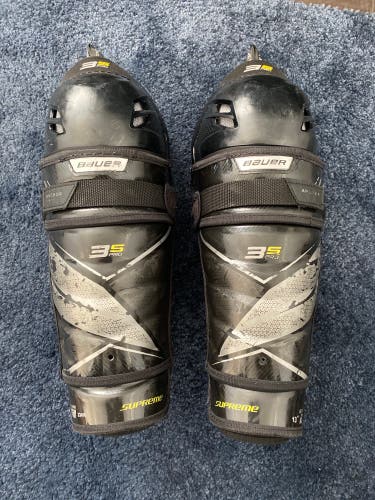 Bauer Supreme 3S Pro Shin Guards, Used