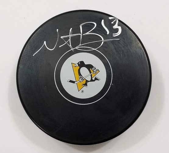 NICK BONINO Autographed Pittsburgh Penguins Signed NHL Hockey Puck