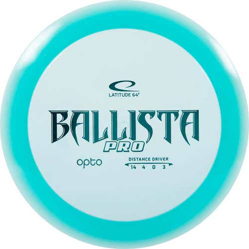 Latitude 64 Opto Ballista Pro Distance Driver Turquise 160-164g 14/4/0/3 New