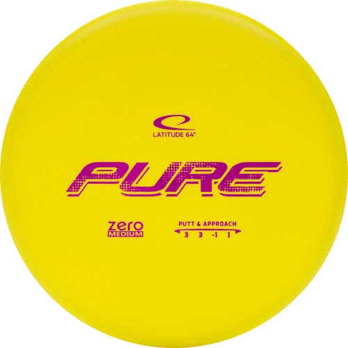 Latitude 64 Zero Medium Pure Putt & Approach Yellow 173+g 3/3/-1/1 New