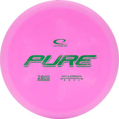 Latitude 64 Zero Medium Pure Putt & Approach Pink 173+g 3/3/-1/1 New