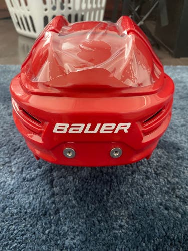 New Medium Bauer IMS5.0 Hockey Helmet Red