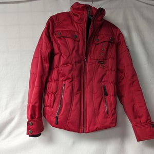 Obermeyer Insulated Women's Ski/Snowboard Coat/Jacket Size Women Small Red Used