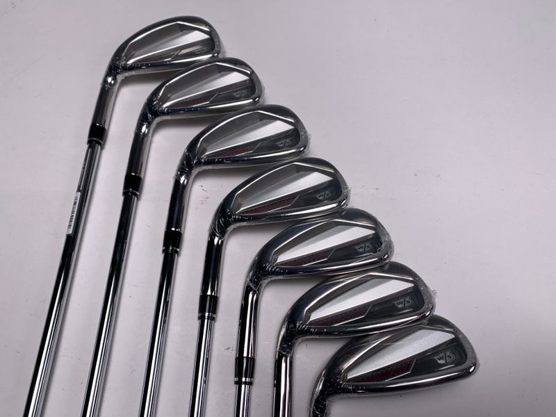 Wilson Dynapwr Iron Set 5-PW+GW KBS Max Ultralite Regular Steel Mens LH NEW