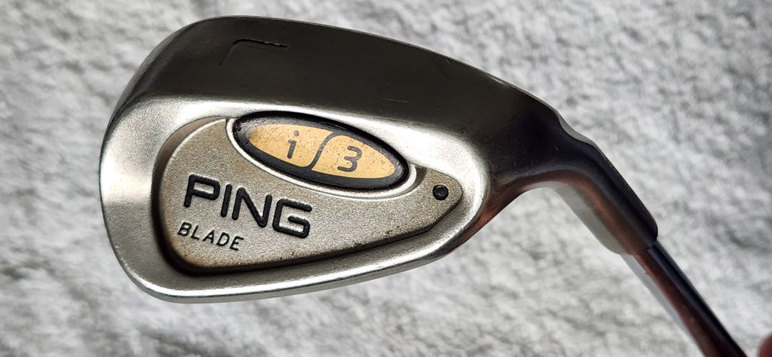 Ping i3 Blade Black Dot Lob (L) Wedge RH; Steel Shaft