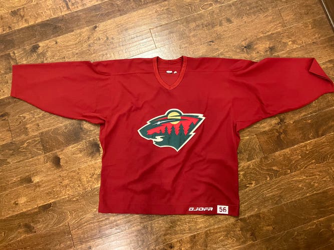 56G Practice Used MN Wild Anton Khudobin Jersey