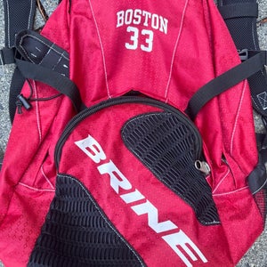 BU Lacrosse backpack.