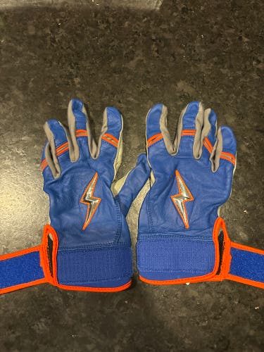Bruce Bolt Blue/orange Large Batting gloves