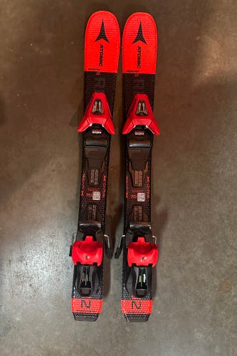 Used Kid's All Mountain With Bindings Max Din 10 Redster J2 Skis