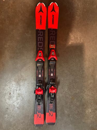 Used Kid's All Mountain With Bindings Max Din 10 Redster J2 Skis