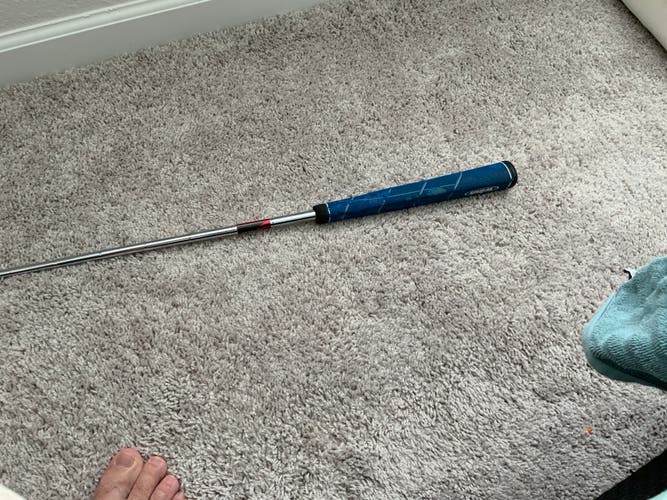 Silver Used  Counterbalanced Right Handed Uniflex 35" White Hot Putter