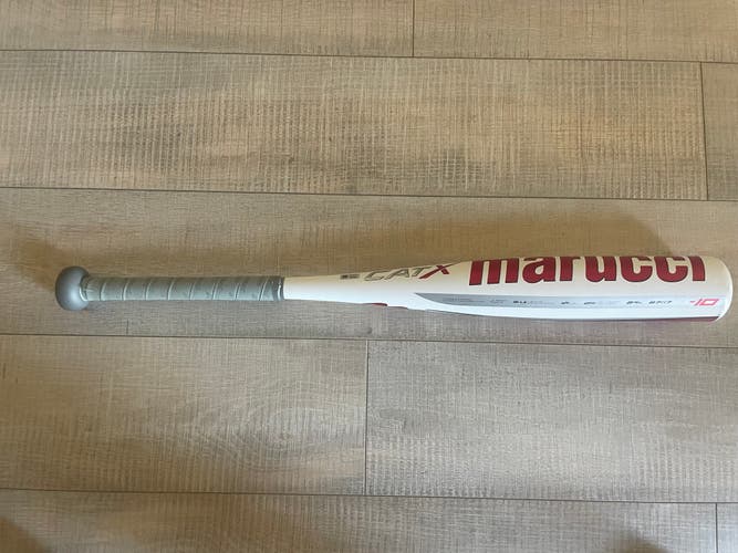Used 2023 Marucci CAT X USSSA Certified Bat (-10) Alloy 17 oz 27"