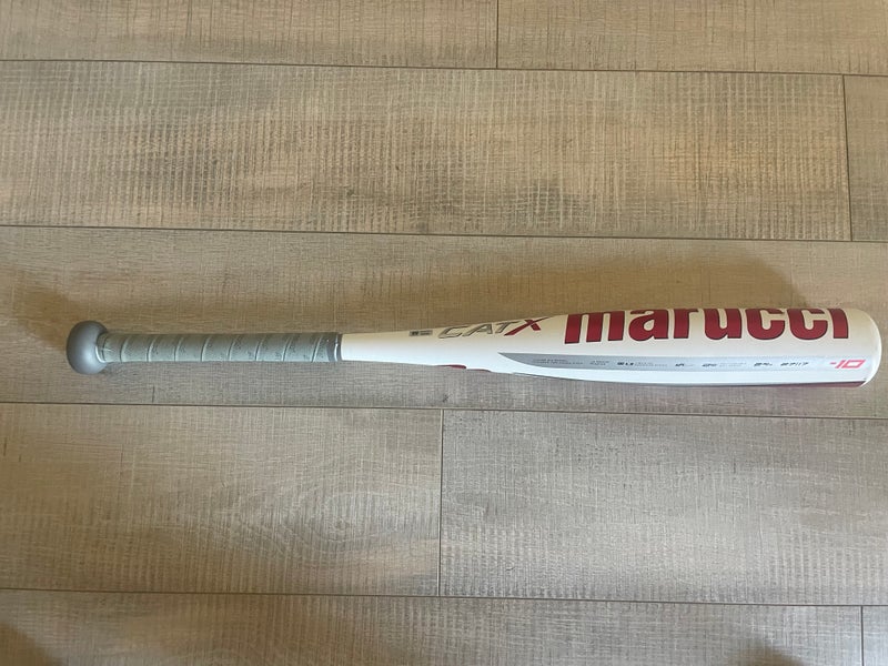 Used 2023 Marucci CAT X USSSA Certified Bat (-10) Alloy 17 oz 27"