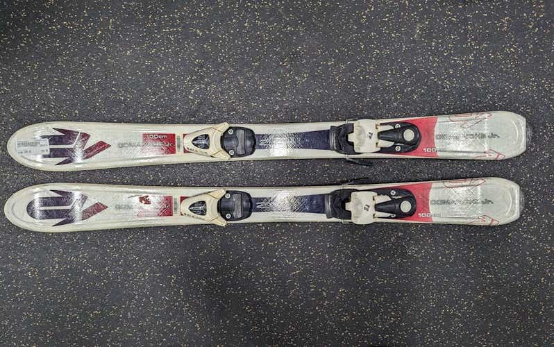 Used K2 Comanche Jr 100 Cm Boys' Downhill Ski Combo