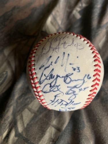 2008 North Carolina Team Signed Baseball College World Series