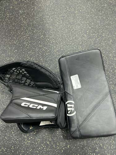 Used Ccm Goalie Catcher And Blocker Regular Goalie Blockers