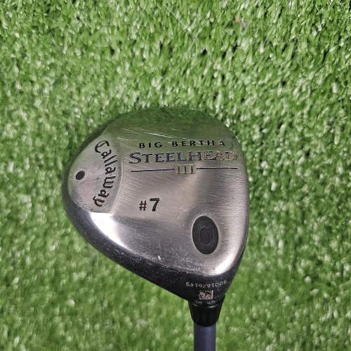 Callaway Big Bertha Steelhead III Fairway 7 Wood 7W System 3 Ladies Flex 41" RH