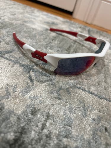 Used Small Oakley Flak Jacket Sunglasses