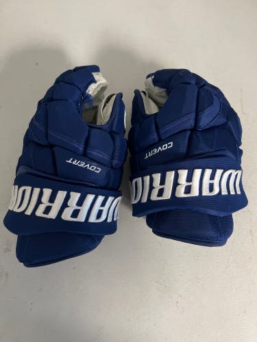 Used Vancouver Canucks Warrior 14" Pro Stock Covert Pro Gloves