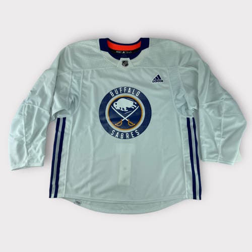 Pro Stock New Size 56 adidas Buffalo Sabres White Practice Jersey