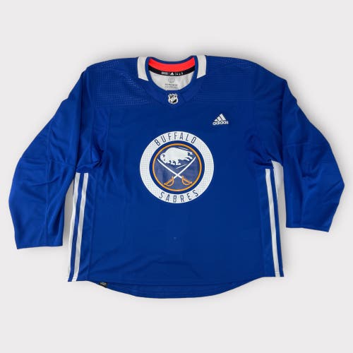 Pro Stock Pro Return New Size 56, 58 adidas Buffalo Sabres Royal Blue Practice Jersey