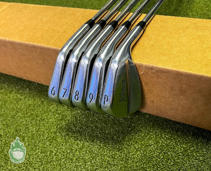 Used RH Titleist 620 MB Forged Irons 6-PW Project X 6.0 Stiff Steel Golf Set