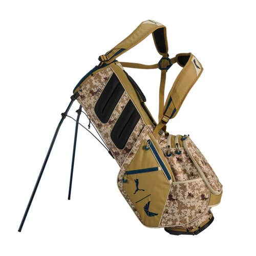 Puma x Volition Stand Bag (Khaki/Camo, 9", 5-way top) NEW