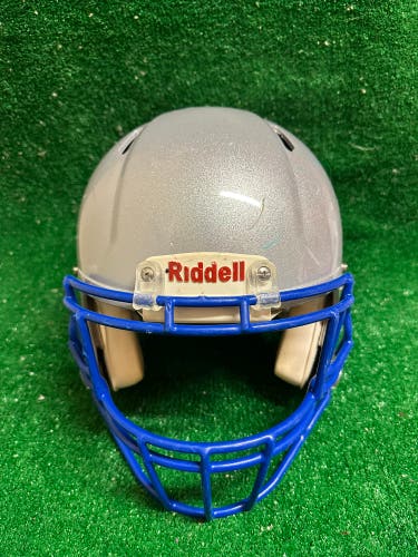 Adult Large - Riddell Speed Football Helmet - Silver
