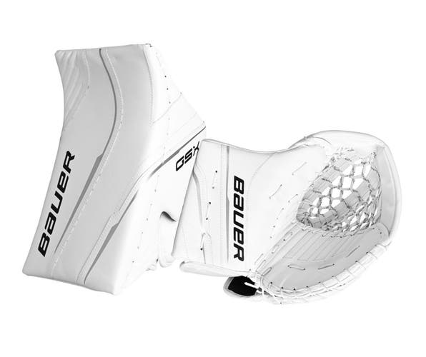 Bauer GSX Jr Glove and Blocker (Glove ships broken in)