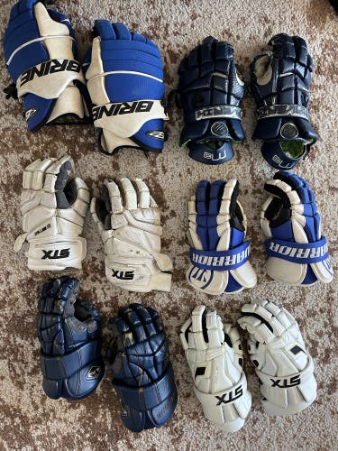 Lacrosse gloves size 13! Pick your pair large