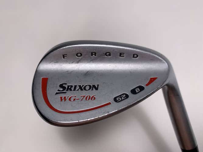 Srixon WG 706 52* 8 True Temper Dynamic Gold Wedge Steel Mens RH Midsize Grip