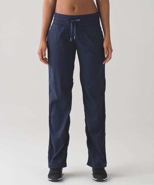 Lululemon Dance Studio III Unlined Pants Deep Navy Relaxed Women's Size: 2