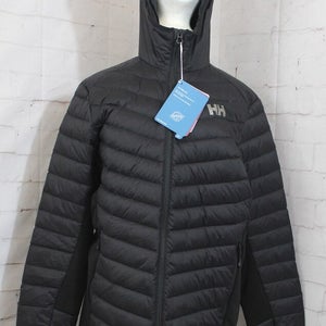 Helly Hansen Women's Verglas Hood Down Hybrid Insulator Jacket, Medium Black New