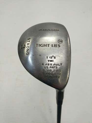 Used Adams Tight Lies 3 Wood Graphite Fairway Woods