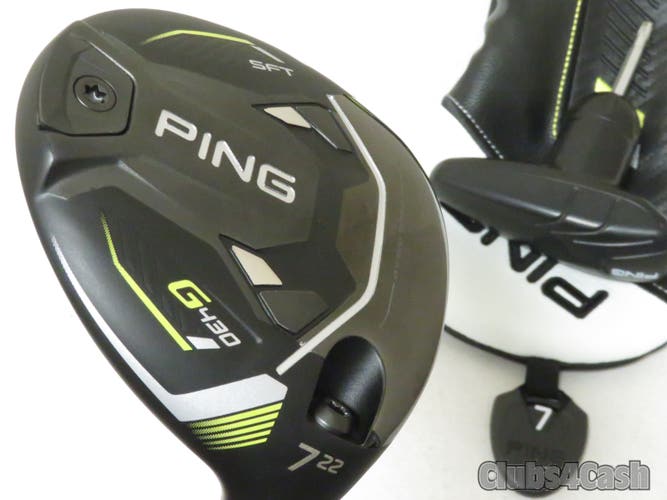 PING G430 SFT Fairway 22°  7 Wood Alta CB 65 SR-Flex +Cover & Tool SENIOR  MINT