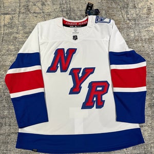 New York Rangers Adidas 2024 Stadium Series Hockey Jersey Primegreen Size 56