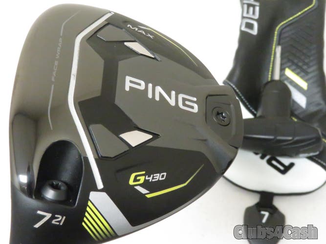 PING G430 MAX Fairway 21°  7 Wood Alta CB 65 SR-Flex +Cover SENIOR LEFT LH MINT