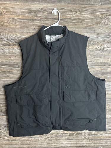 Nike Therma-FIT Tech Pack Insulated Vest Full Zip Black Men`s Sz 2XL DQ4304-010