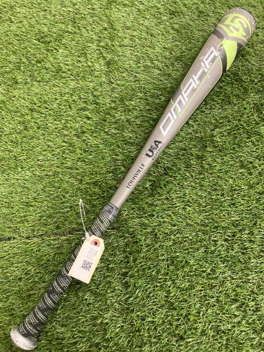 Used Kid Pitch (9YO-13YO) 2020 Louisville Slugger Omaha 5 Bat USABat Certified (-10) Alloy 17 oz 27"