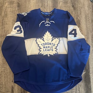 Auston Matthews Toronto Maple Leafs Centennial Classic Reebok TI Jersey Size 56
