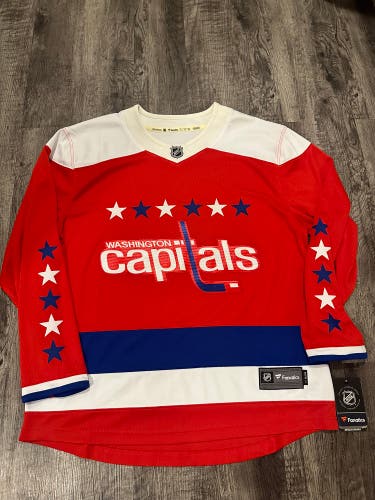 Washington Capitals Alternate Fanatics Breakaway Hockey Jersey Men's Size XL