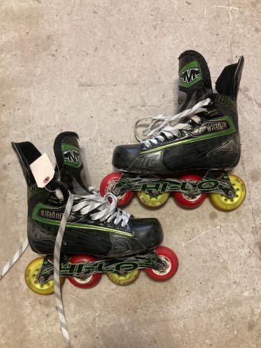 Used Senior Mission Axiom T6 Inline Skates Regular Width Size 6