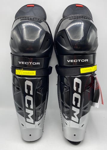 NEW CCM Tacks Vector Shin Guard, 16”