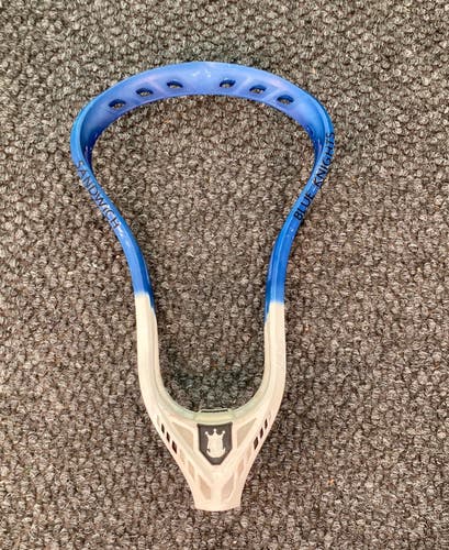 Custom Dyed Blue Used Attack & Midfield Brine King Unstrung Head