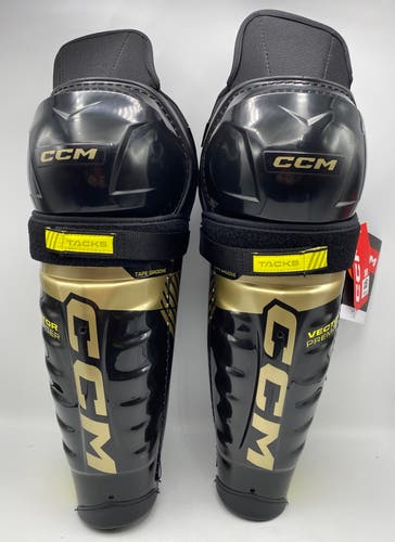 NEW CCM Tacks Vector Premier Shin Guards, 16”