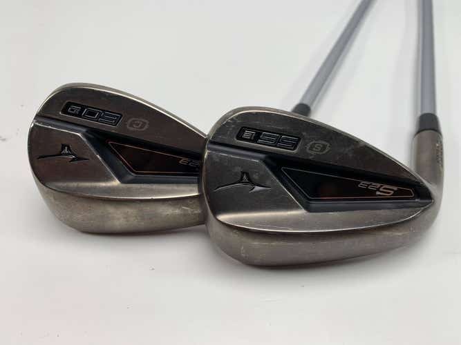 Mizuno S23 Copper Cobalt Wedge Set 56* 12 | 60* 10 KBS Hi-Rev 2.0 Wedge Steel LH