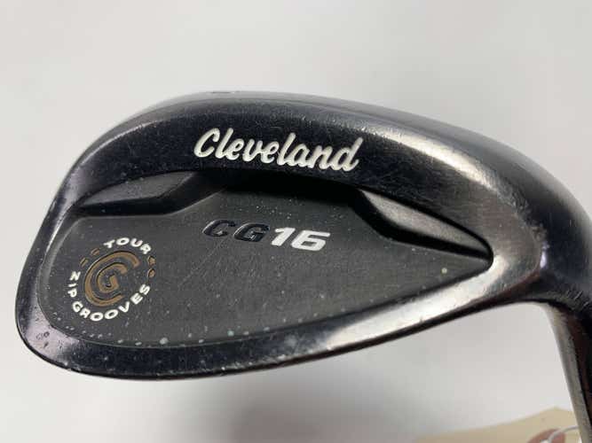 Cleveland CG16 Black Zip Groove Lob Wedge 60* 12 Traction Wedge Steel Mens RH