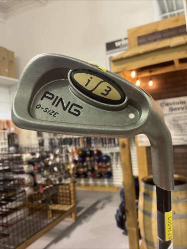 Ping i3 0-Size White Dot #6 Iron Golf Club Regular Flex Graphite Shaft MRH