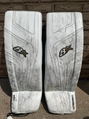 Used 32" Senior Brian's Optik 9.0 Goalie Leg Pads